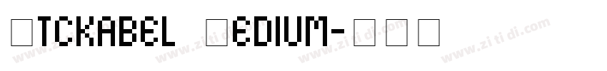 Itckabel Medium字体转换